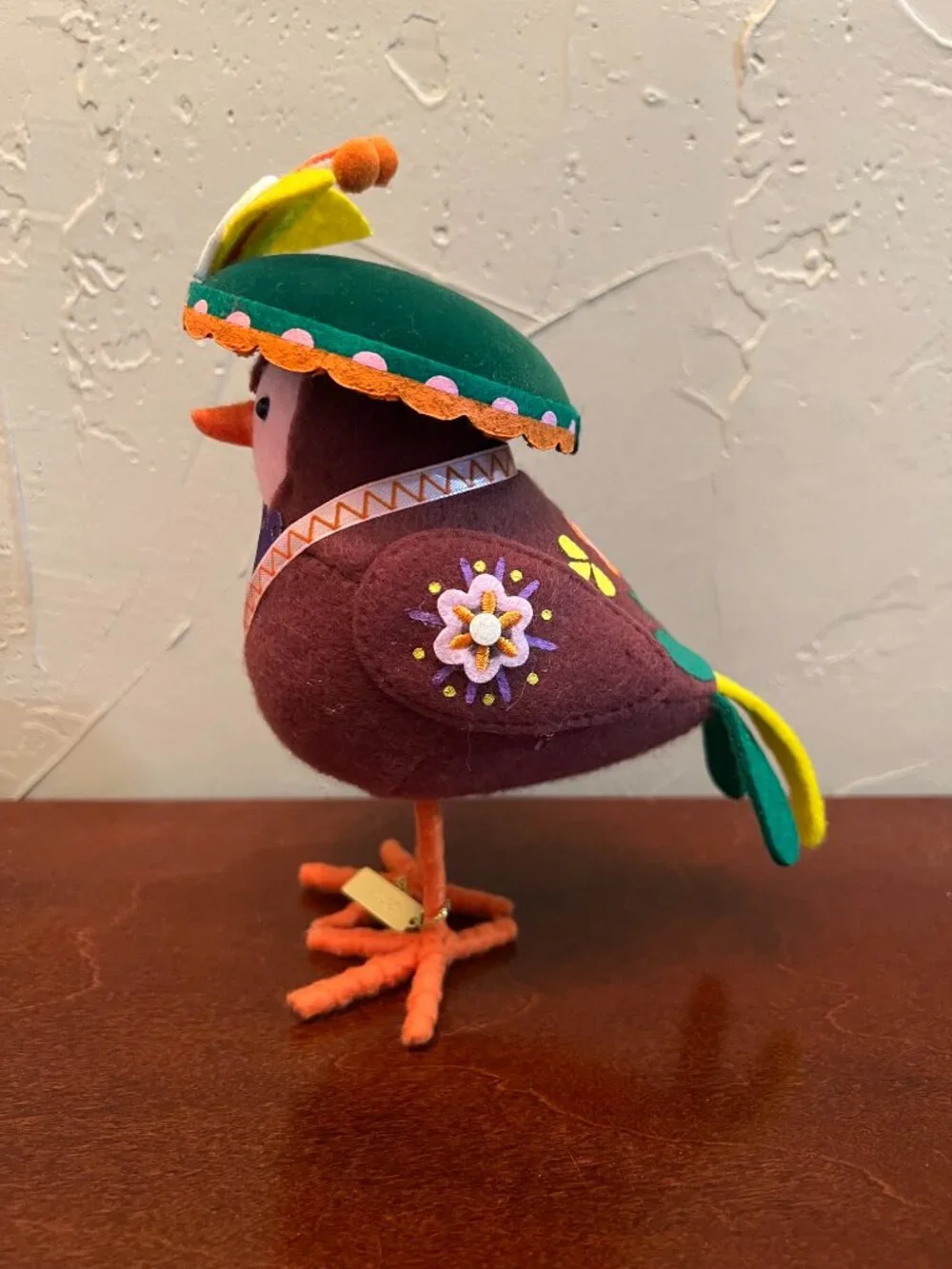 Target Lindoro Bird 2025 Fiesta Day of the Dead Decorative Felt Bird Figurine